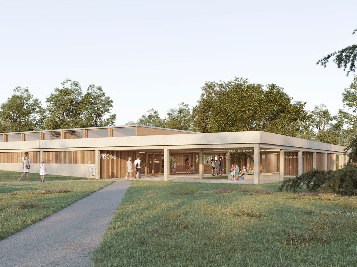 Piscine et Maison de la Forêt | C+2B Architectes